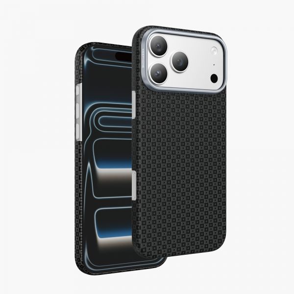 KeePhone iPhone 17 Pro / iPhone 18 Pro Kevlar Ankora MagSafe Kılıf (Black)