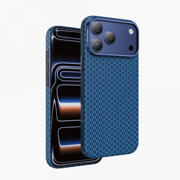 KeePhone iPhone 17 Pro / iPhone 18 Pro Kevlar Ankora MagSafe Kılıf (Blue)