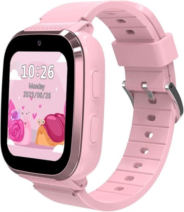 Porodo 4G Kids GPS 1.85 inch Smart Watch Junicare - Pink