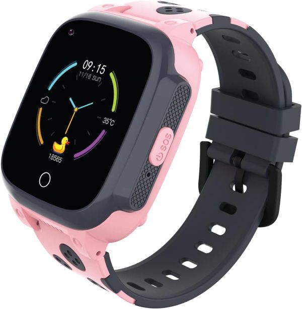 Porodo 4G Kids GPS Smart Watch Video Calling Pink