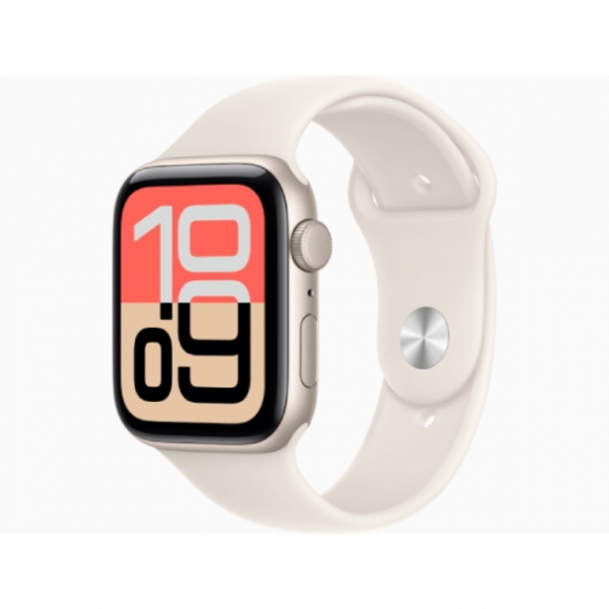 Apple Watch SE 3 GPS 40mm Starlight Aluminium Case with (Starlight Sport Band)