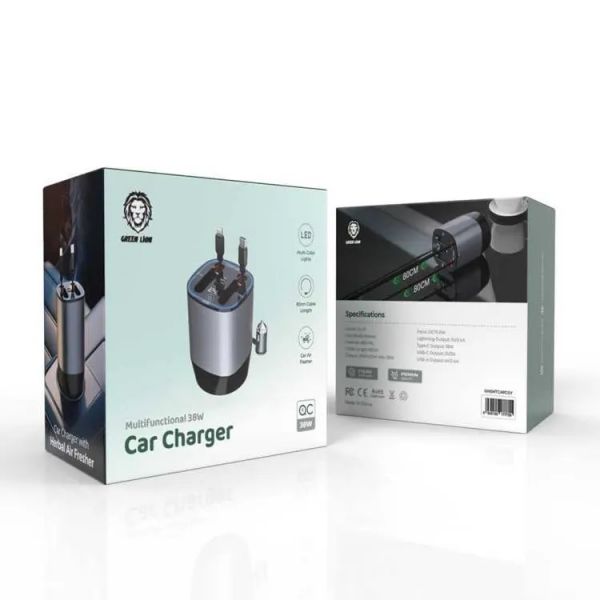 Green Lion Multifunctional 38W Car Charger