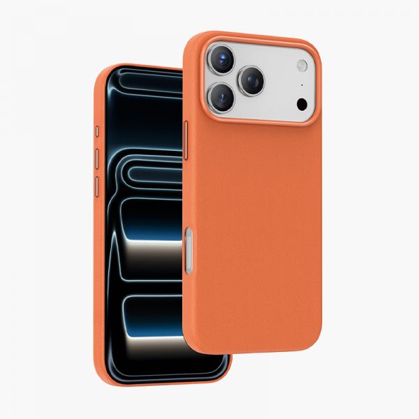 Green Lion Leather Magsafe iphone 17pro/18pro (Orange)