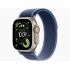 Apple Watch Ultra 3 GPS + Cellular 49mm Natural Titanium Case with (Blue/Bright Blue Trail Loop)