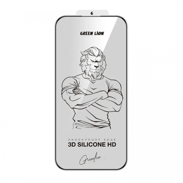 Green Lion 3D Silicone Plus Screen Protector for iPhone 17 / 17Air 17Pro /Pro Max