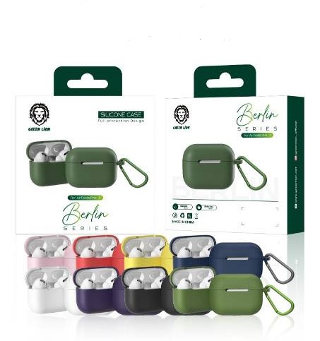 Green Lion Berlin Series Silicone Case For AirPods Pro/ Pro 2