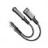 Green Lion 2 in 1 Earphone & Charging Adapter Lightning to Lightning + 3.5 12CM