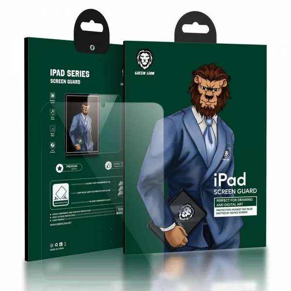 Green Lion Full HD Glass Screen Protector For iPad Air 4 ( 10.9" ) Clear