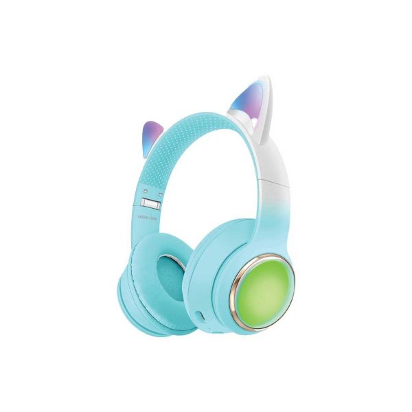 Green Lion GL-400 Kids Wireless Head Phone (Blue)