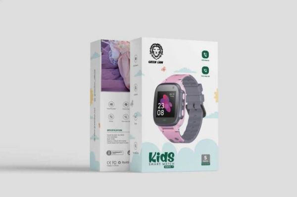 Green Lion Kids Smart Watch Series-1( Pink)
