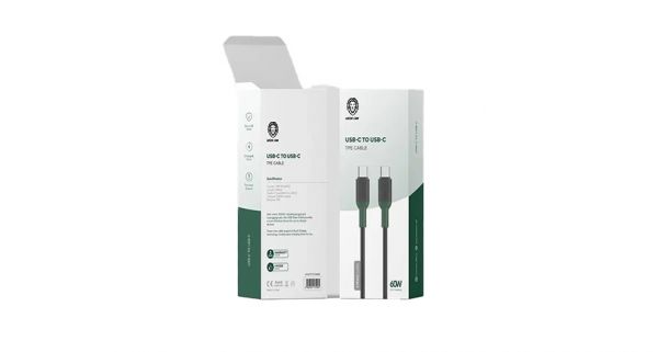 Green Lion Liquid Silicone Cable USB-C to USB-C 1M 60W