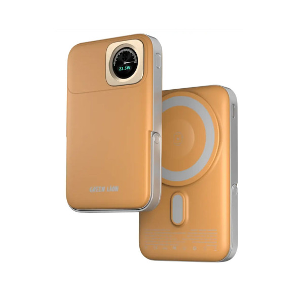 Green Lion Volt Gauge 10000mAh Power Bank PD 22.5W (Orange)