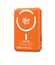 Green Lion WELLINGTON 10000mAh Magsafe Power Bank PD 35W (Orange)