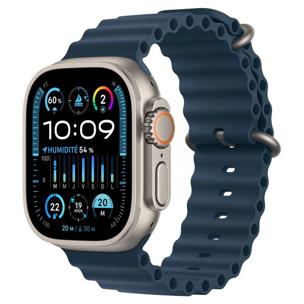 Apple Watch Ultra  2 49mm GPS+Cellular(Titanium Blue Ocean Band)