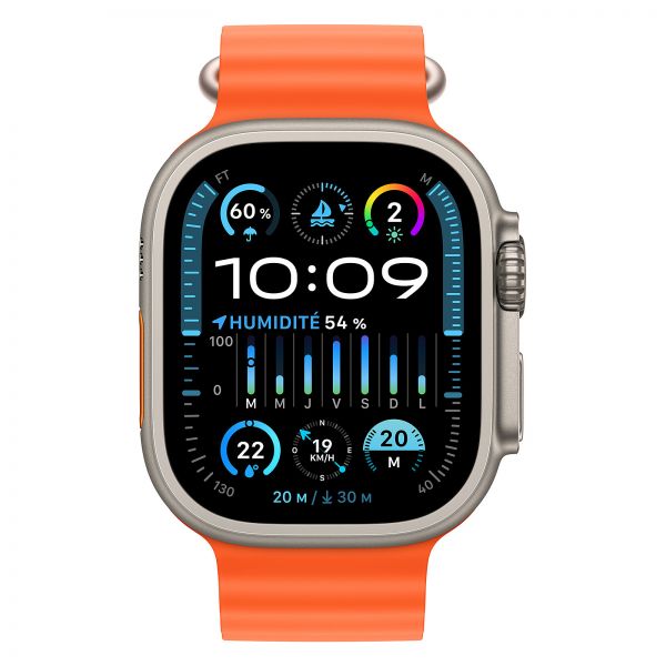 Apple Watch Ultra 2 49mm GPS+Cellular( Orange Ocean Band)