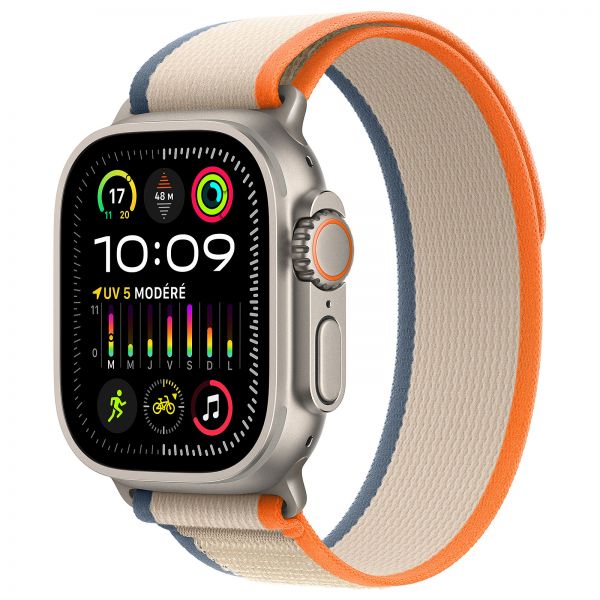 Apple Watch Ultra 2 49mm GPS+Cellular(Titanium Orange/Beige Trail Loop)